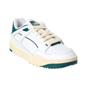 Puma Golf Slipstream Canvas & Leather Sneaker, White